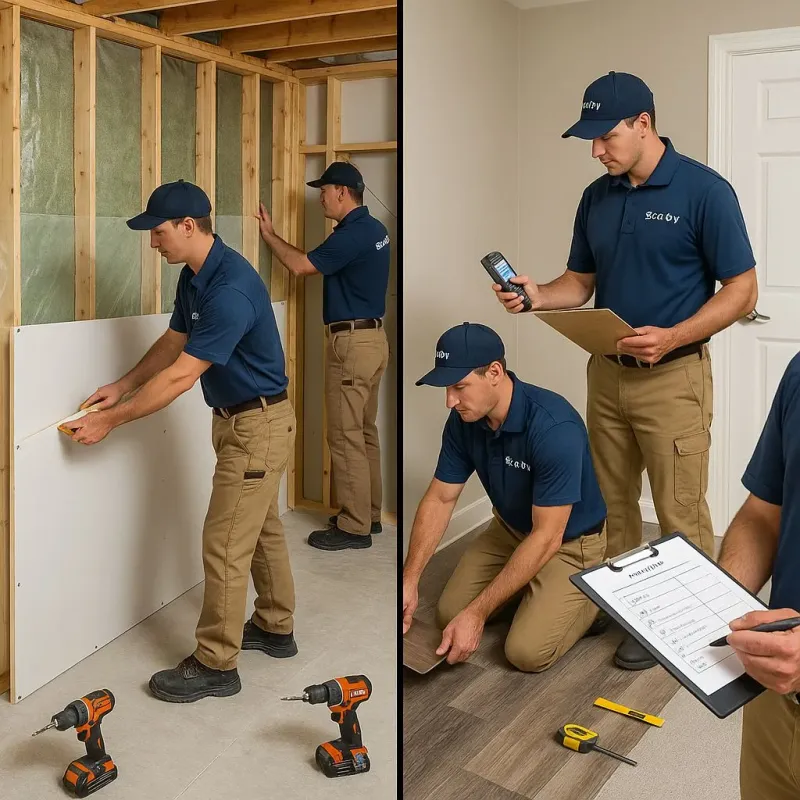 Repairs and Reconstruction process in Rancho Viejo, TX